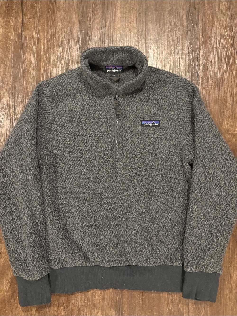 Patagonia Women’s small Heather Gray Half-Zip Fleece Pullover